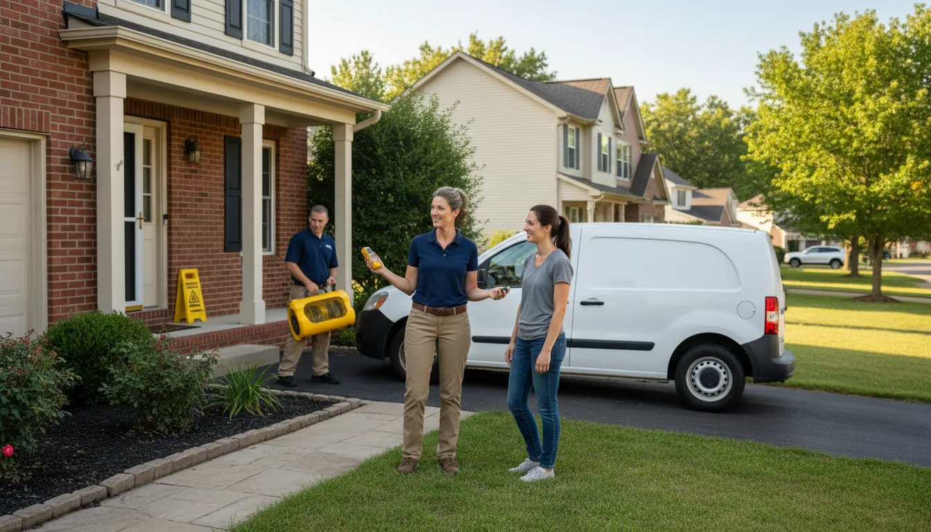 Residential water damage restoration in Lykens, PA